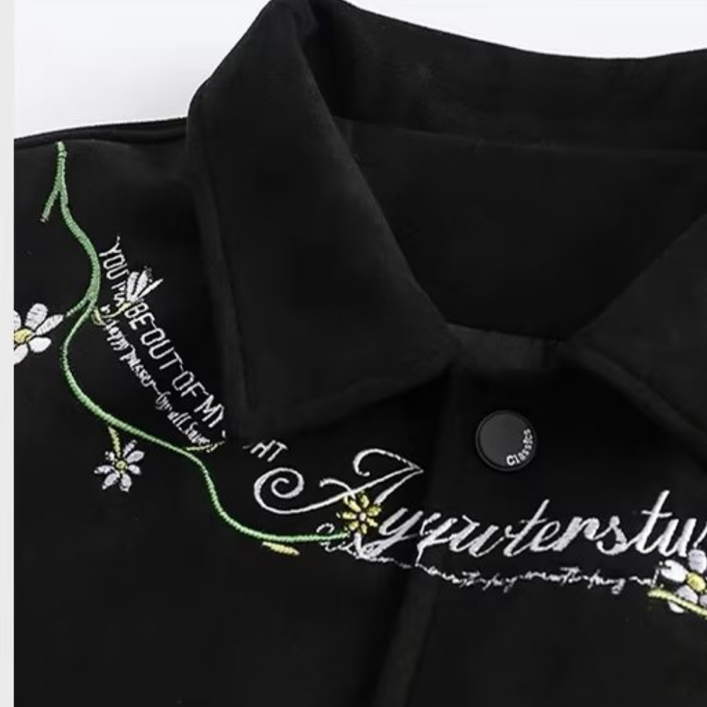 Classic Embroidered Floral Shirt