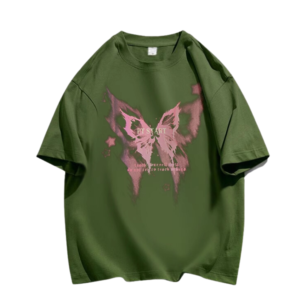 Dark Psychedelic Butterfly T-shirt