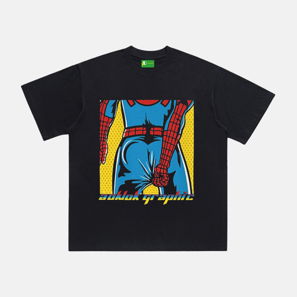 AG Spiderman Back View T-Shirt