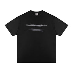 Street Philanthropist Phantom Print Hot Diamond Pioneer Short Sleeve T-Shirt Men's and Women's Summer Tops Details