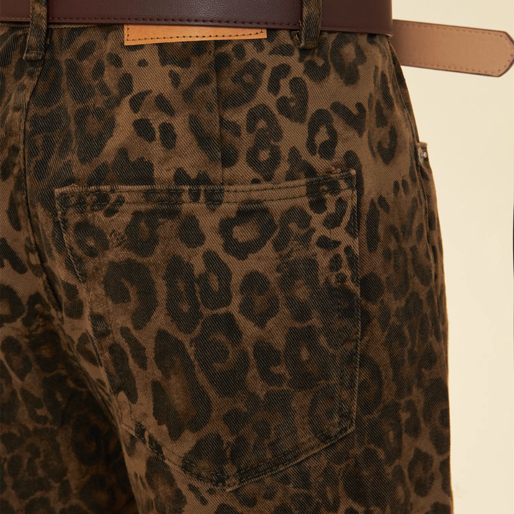 Women's Leopard Jeans