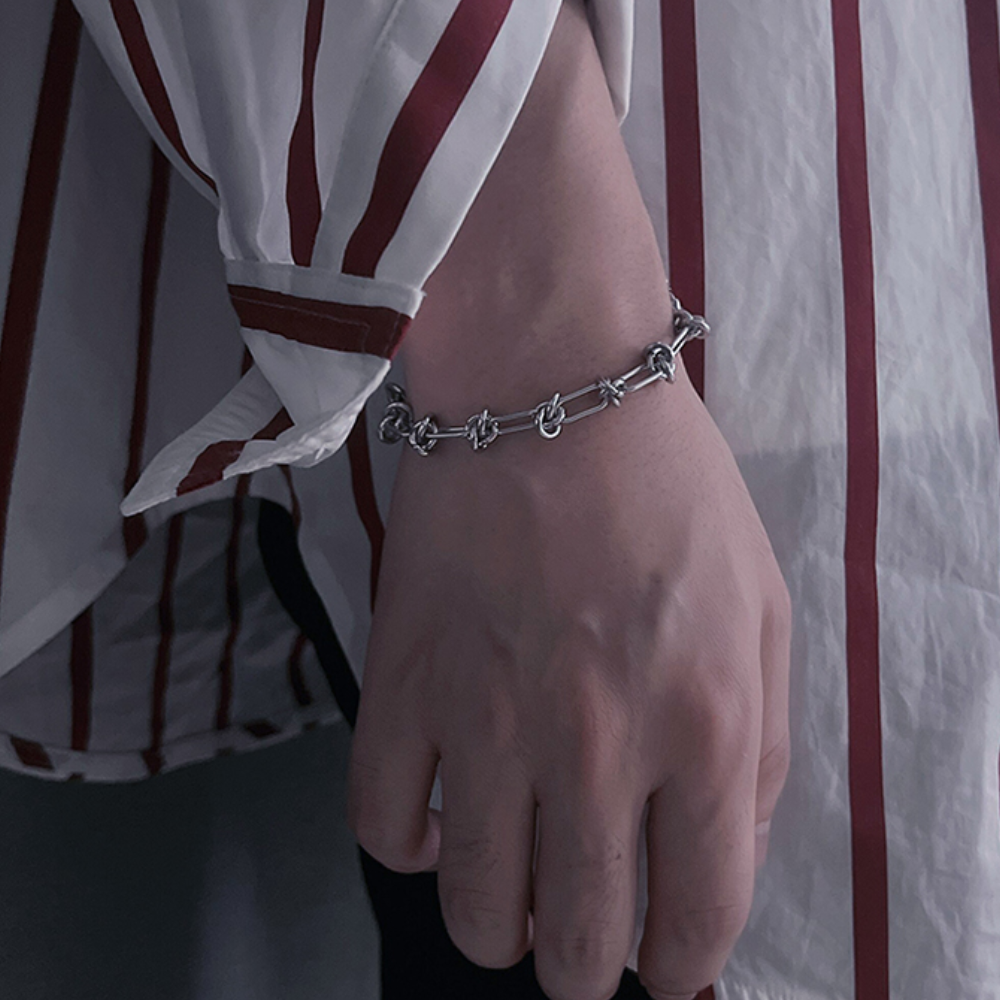 Simple Street Creative Stitching Bracelet&Necklace