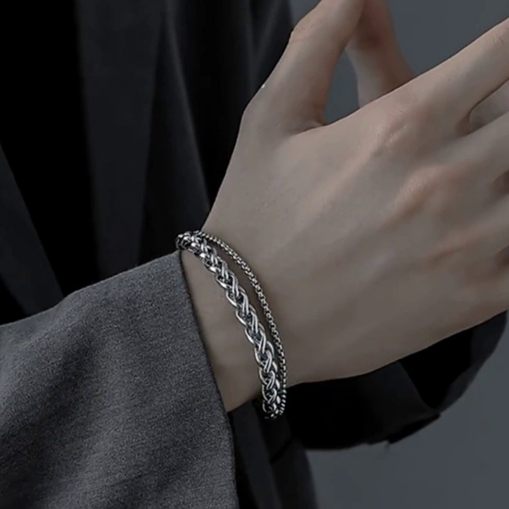 Double Braided Keel Bracelet