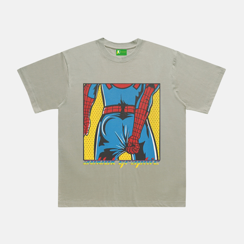 AG Spiderman Back View T-Shirt