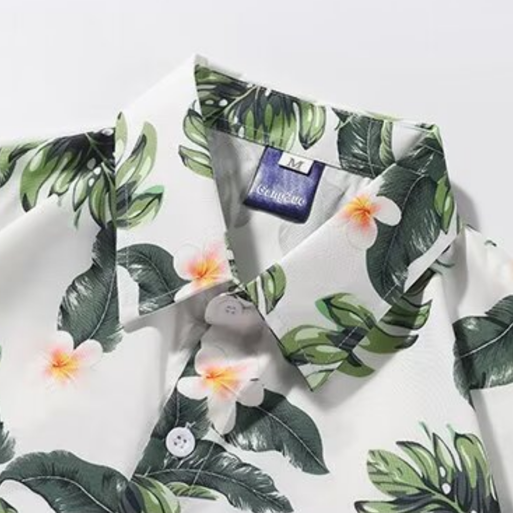 American Summer Green Leaf Shirt