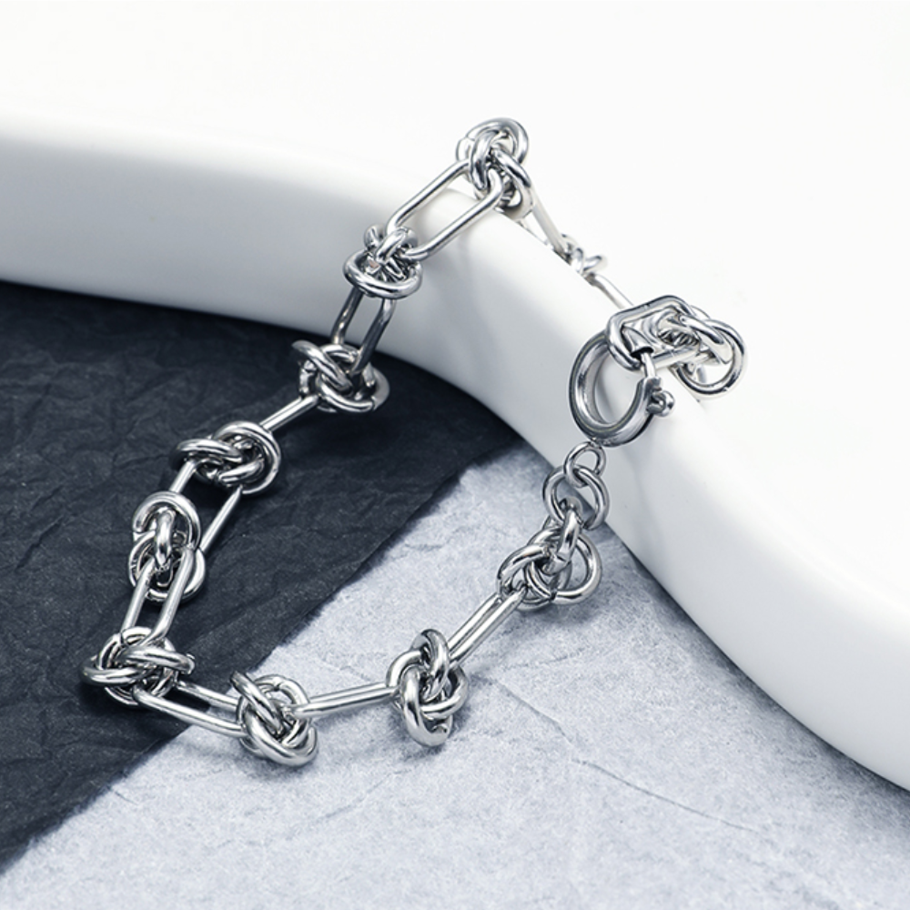 Simple Street Creative Stitching Bracelet&Necklace