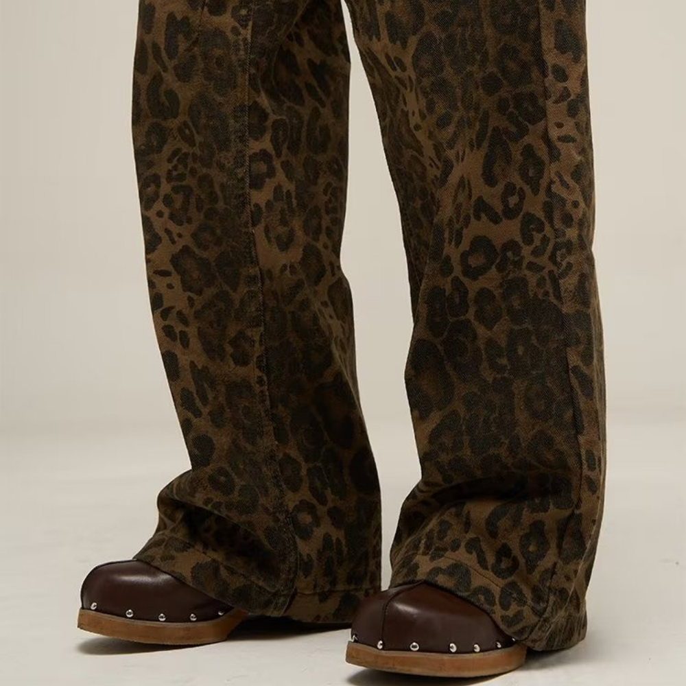 Women's Leopard Jeans