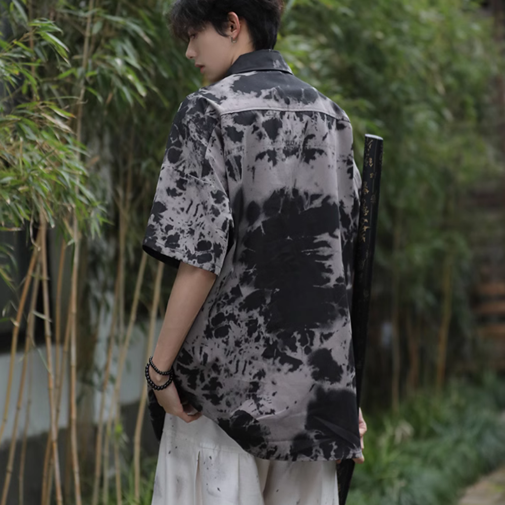 Japanese Tie-Dye Workwear Shirt