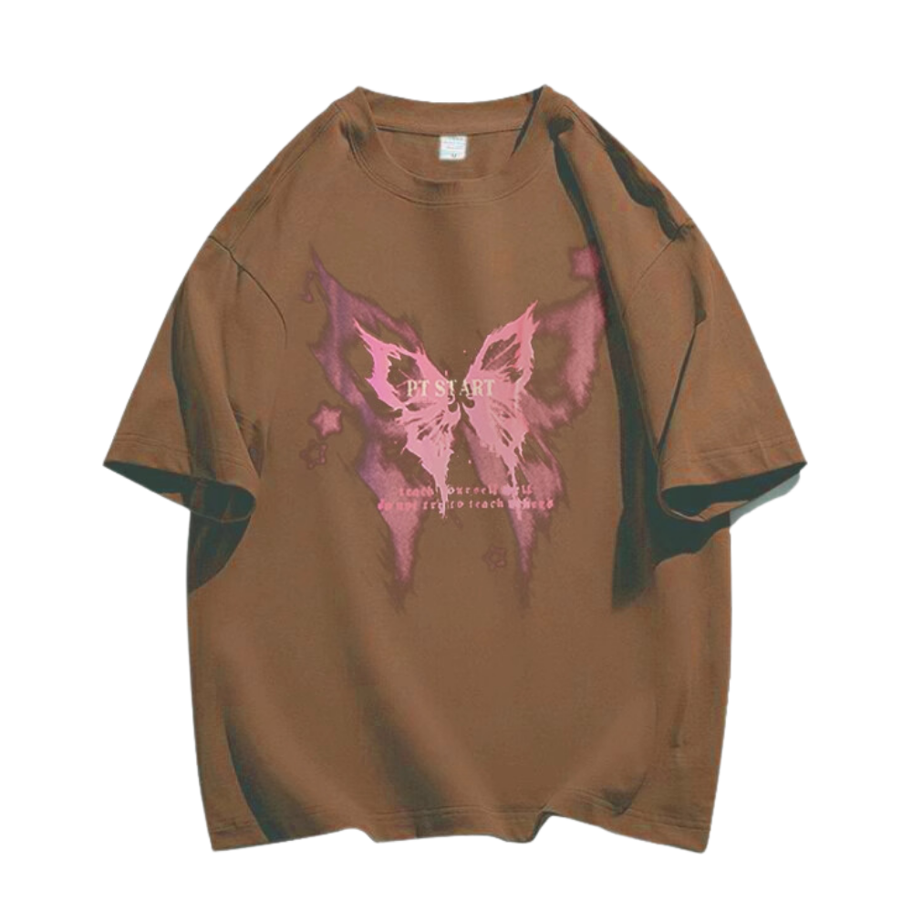 Dark Psychedelic Butterfly T-shirt