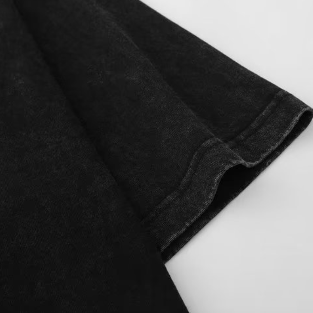 Dark Gothic Alphabet Crewneck T-Shirt