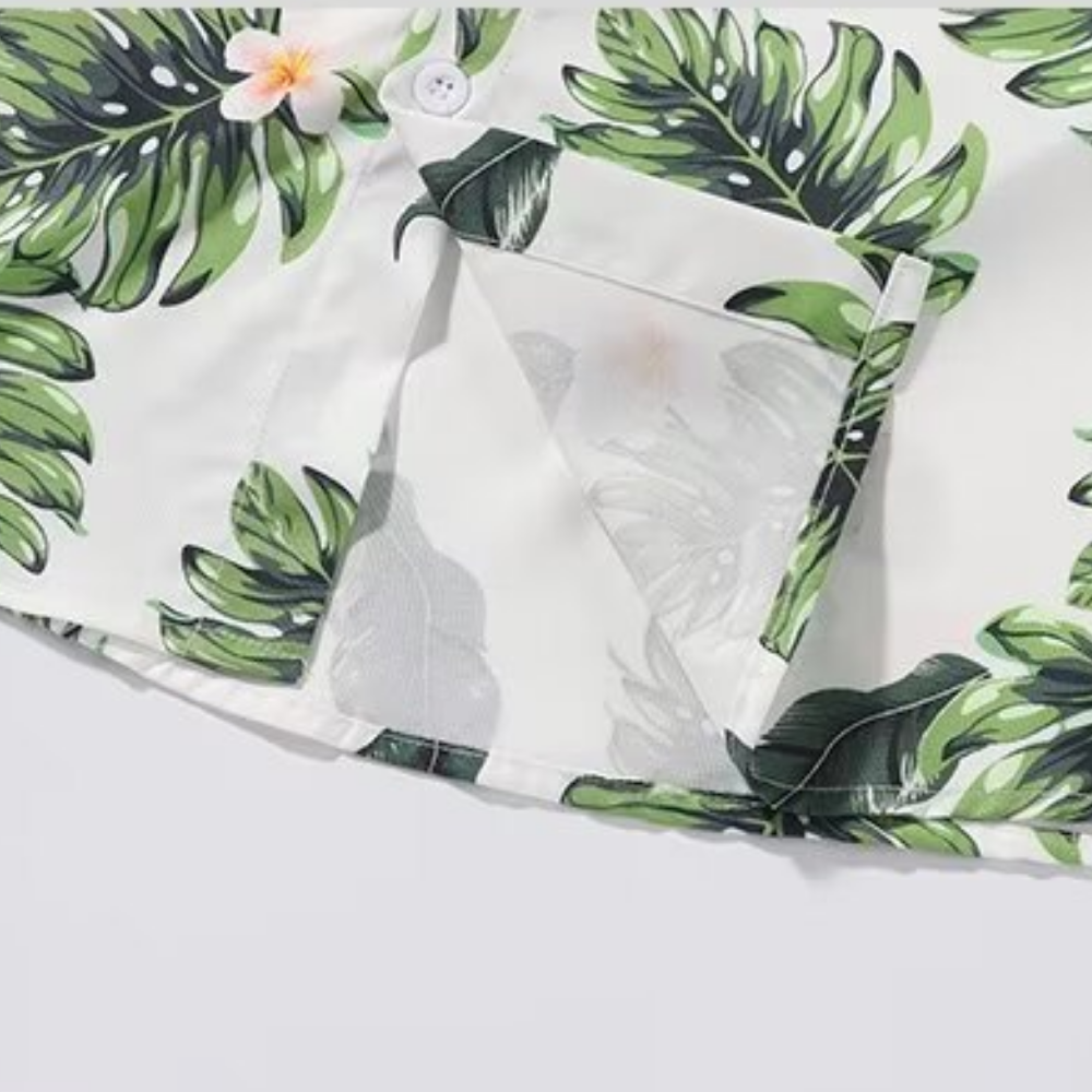 American Summer Green Leaf Shirt