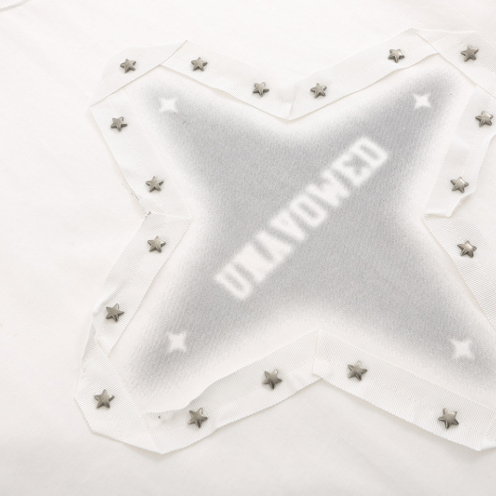 Loose Star Patch T-shirt