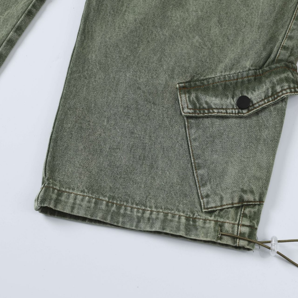 Retro Green Heavy Duty Jeans