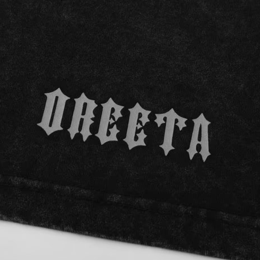 Dark Gothic Alphabet Crewneck T-Shirt