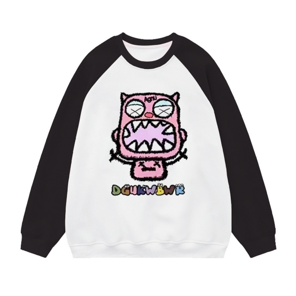 Funny Pink Monster Sweatshirt