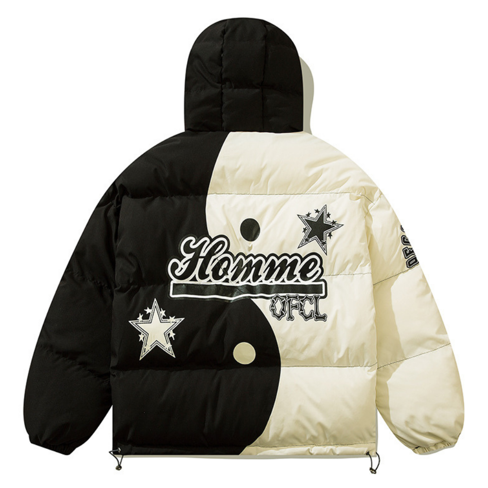 High Street Skeleton Tai Chi Hooded Coat