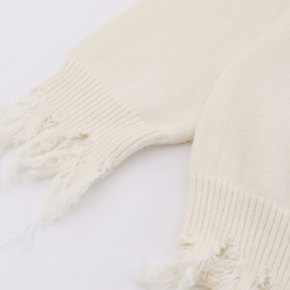 Patch Letter Sweater