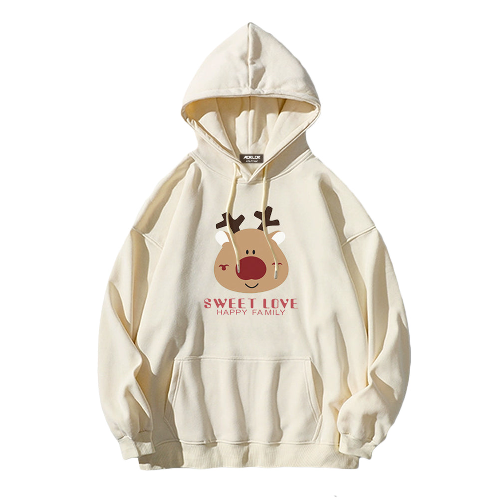 Cute Comic Elk Hoodie