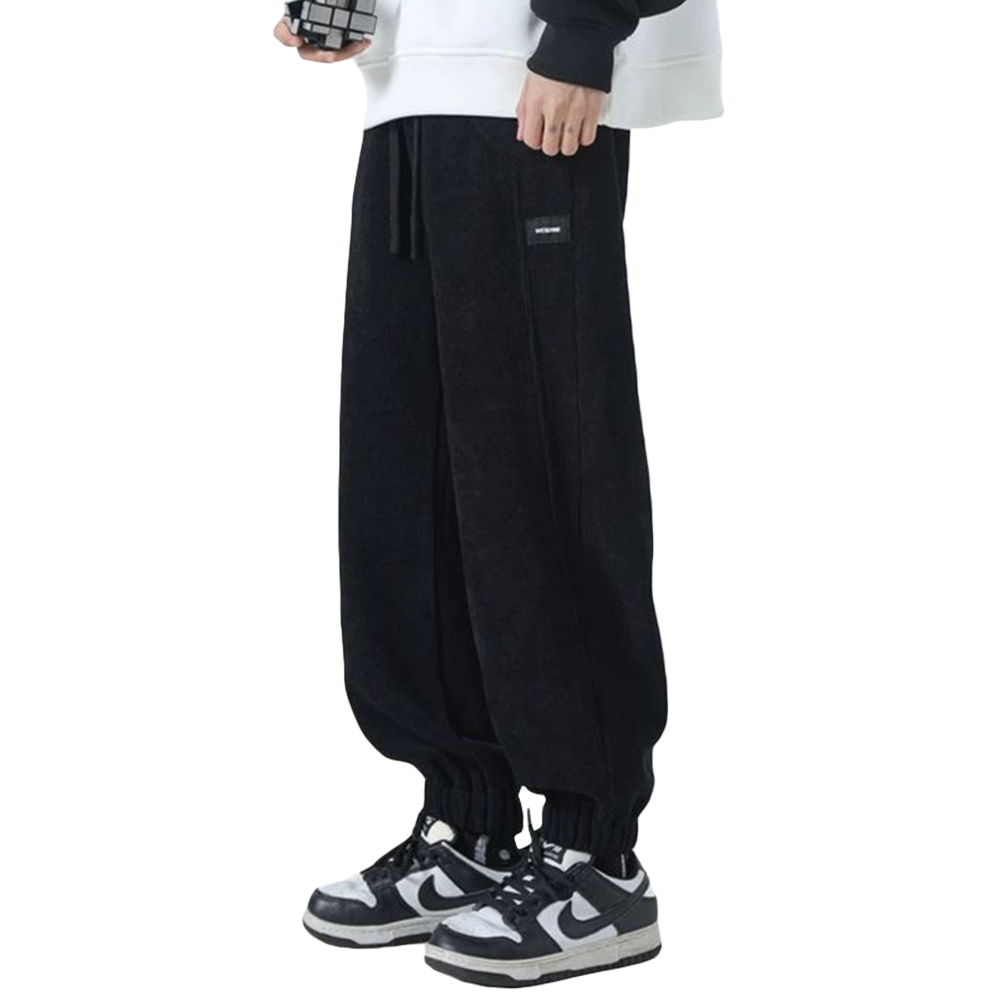Versatile Corduroy Warm Leggings Sweatpants