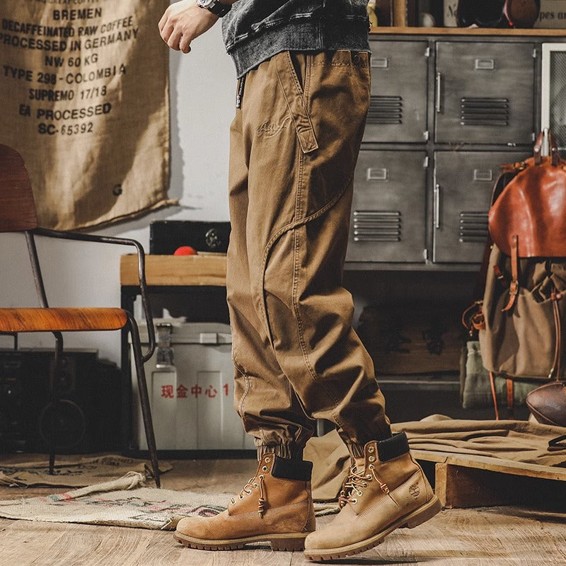 American Retro All-match Loose Straight Legged Cargo Pants
