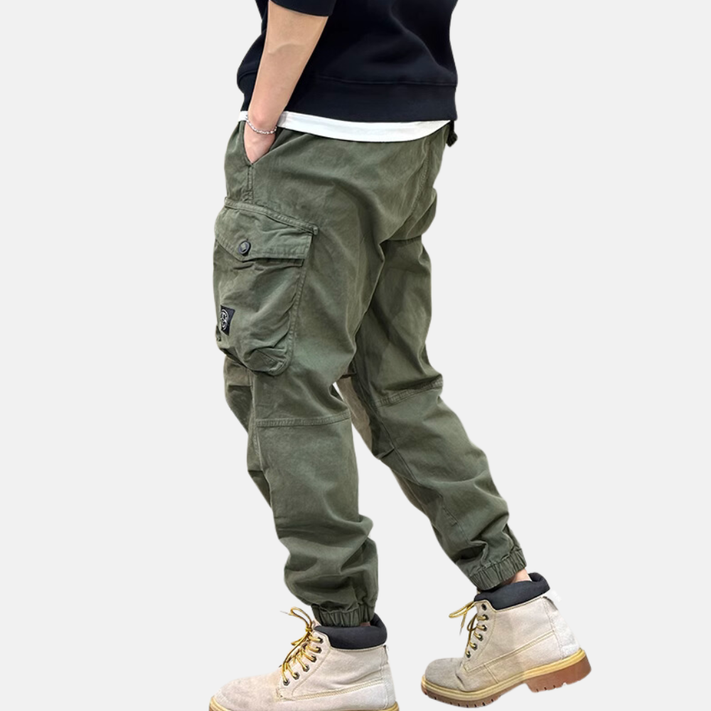 Heavy Drawstring Cargo Pants
