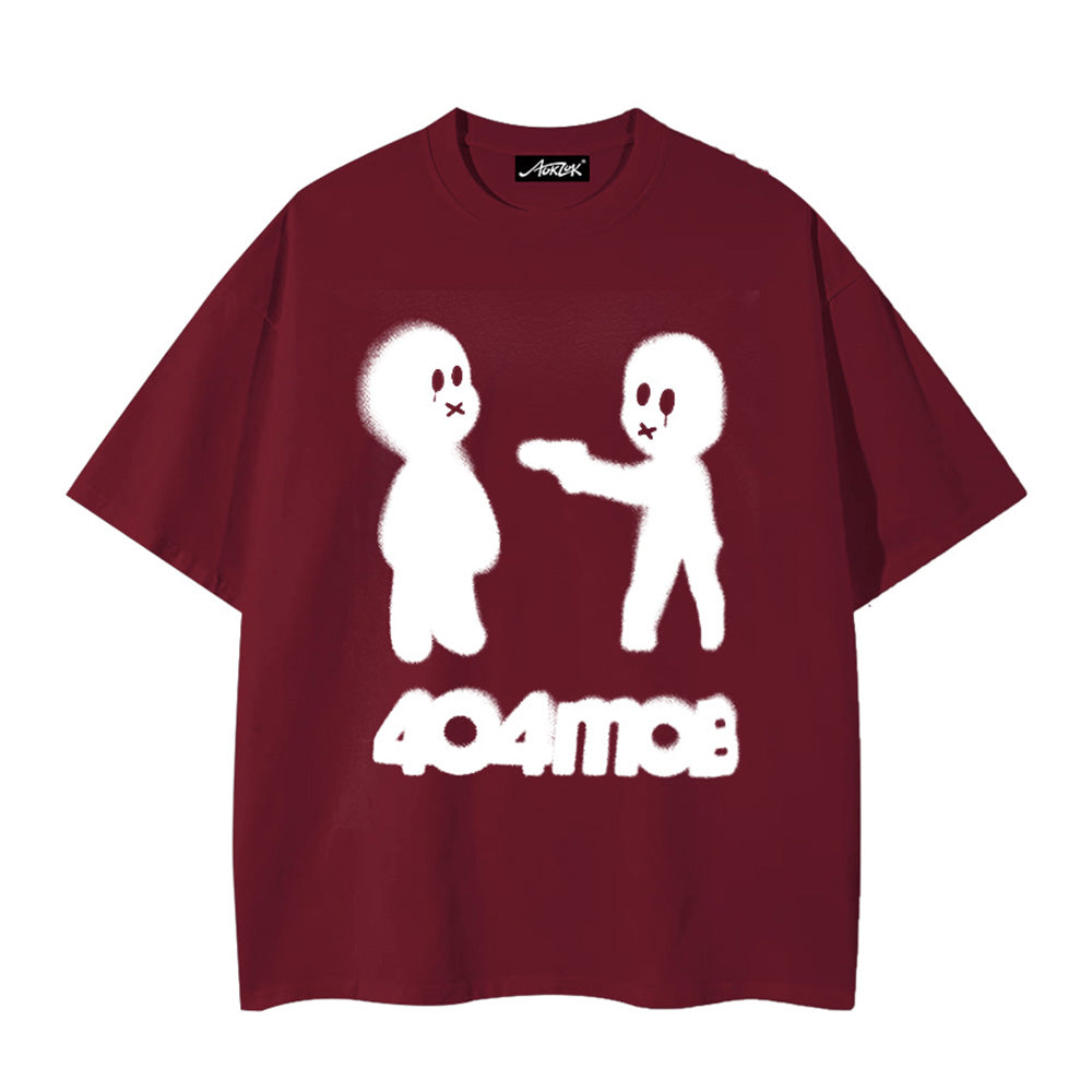 Street Fun Graphic Cotton T-shirt