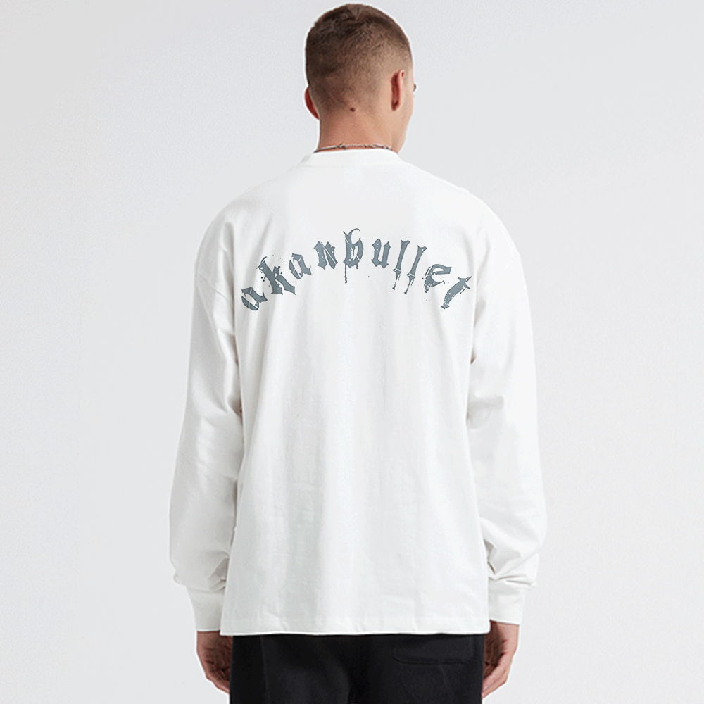 Statue Of Liberty Letters Circle Long-Sleeve Shirt