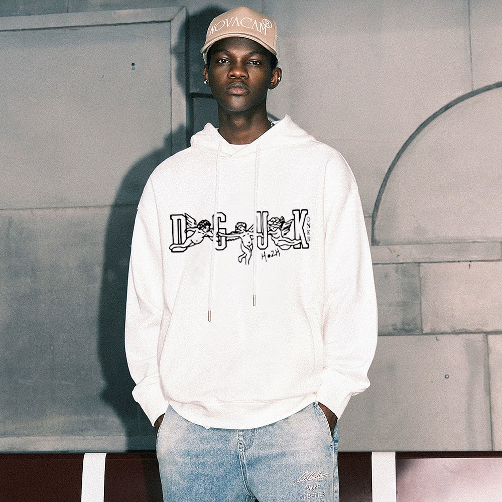 Urban High Street Letter Graphic Hoodies