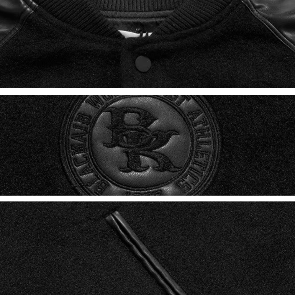 American Woolen Leather Motorcycle Jacket