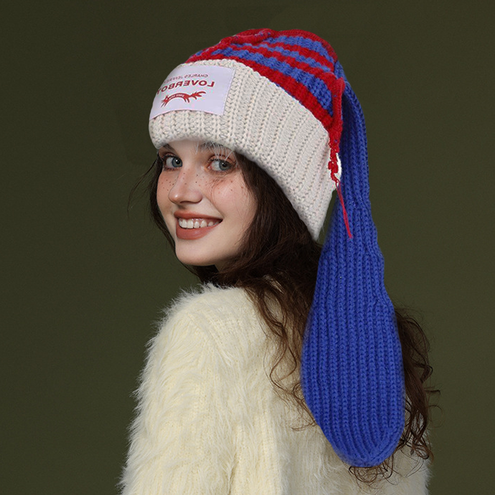 Designed Street Bunny Knitted Hat