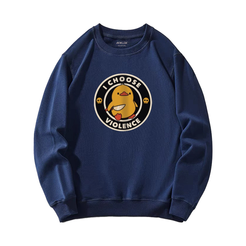 Duck With Knife Sweatshirt