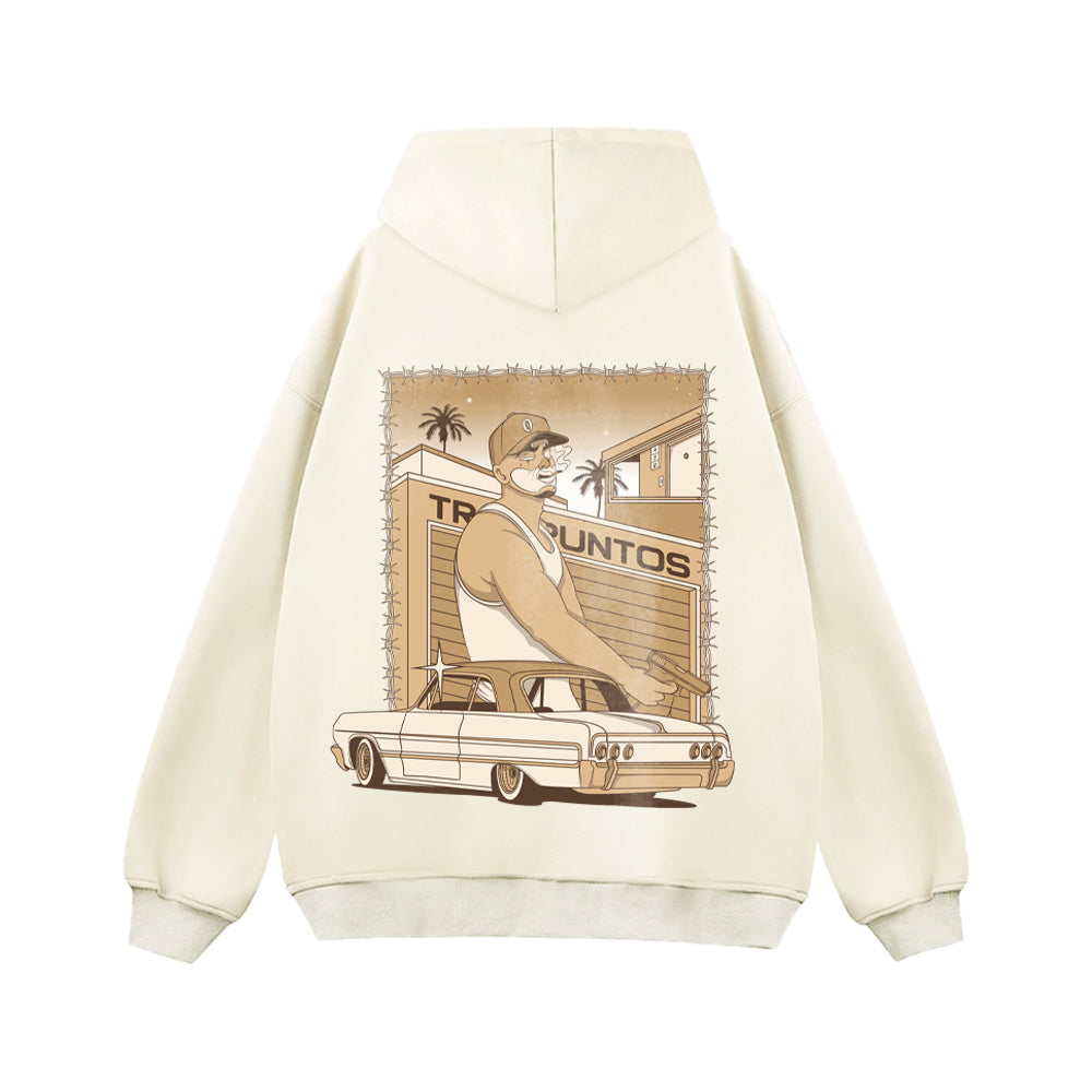 GEG | 'Gentle Gangster' Logo Print Hoodie