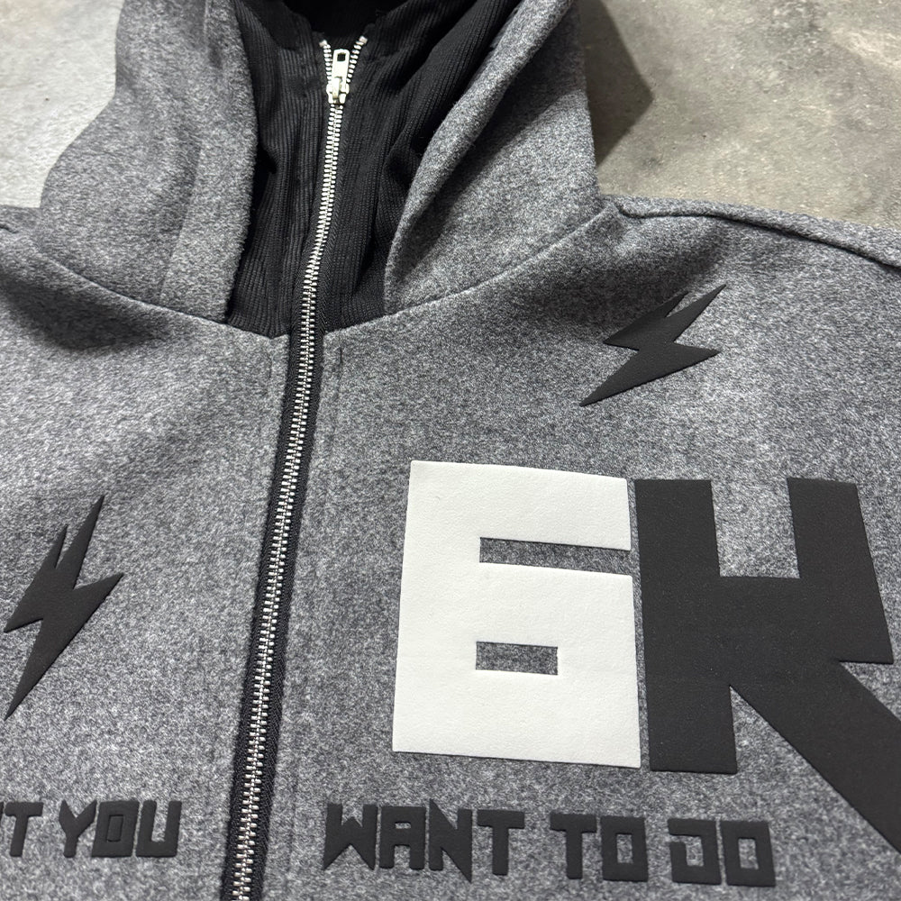 6Kull Original Lightning Zipper Hoodie