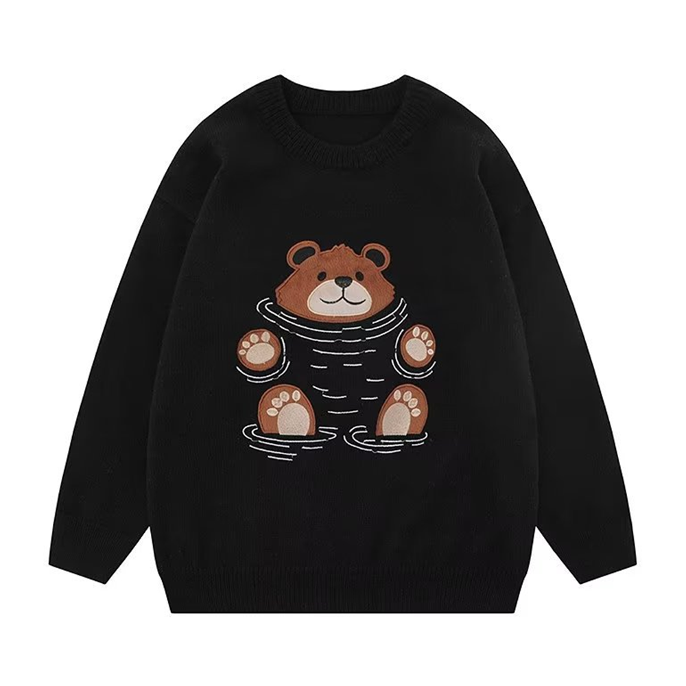Cute Bear Swimming Sweater