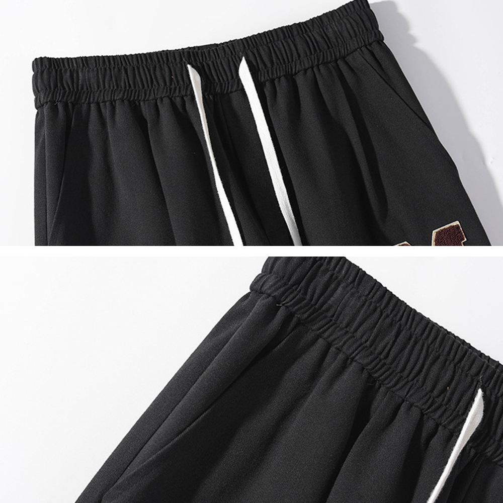 Retro Hiphop Loose Wide Leg Straight Sweatpants