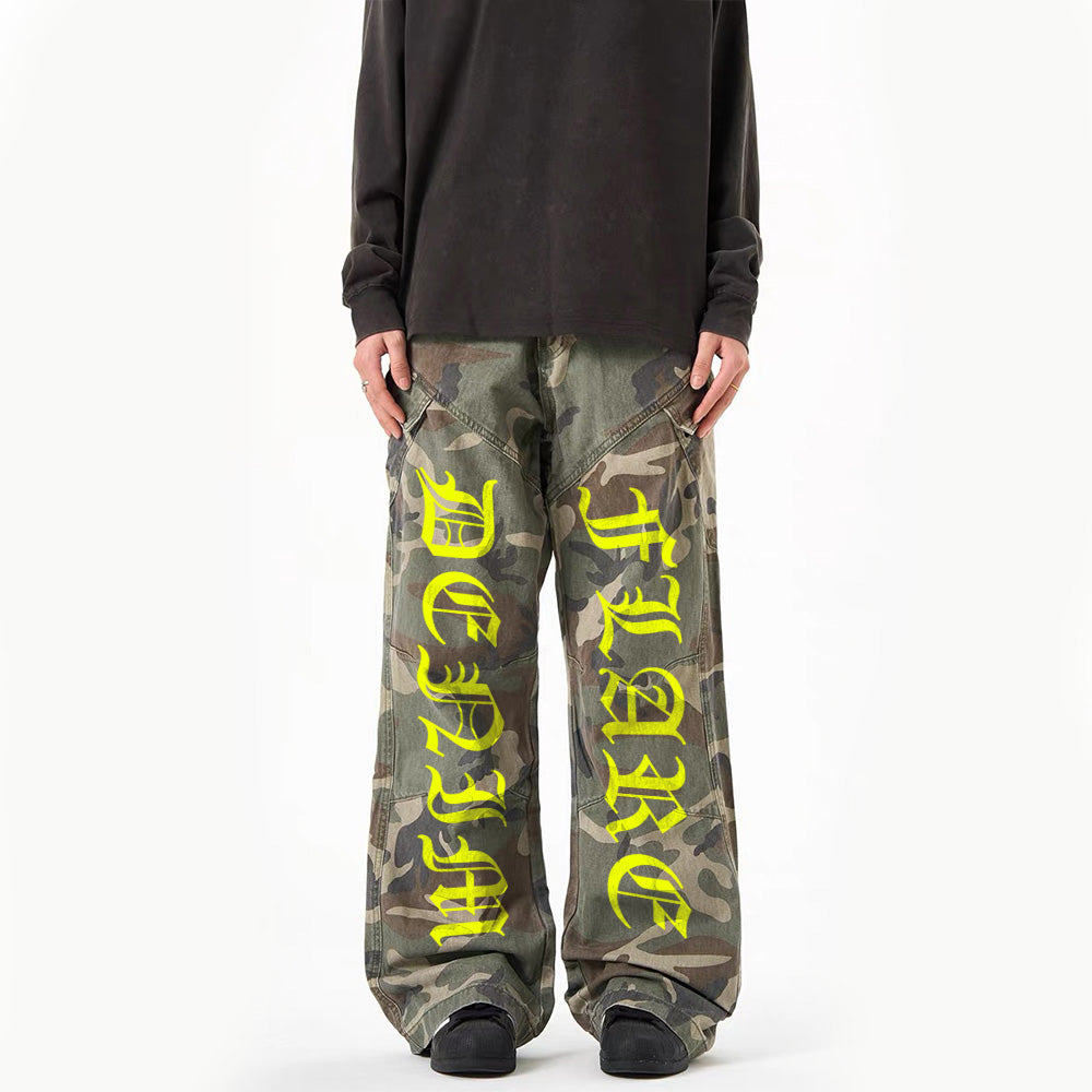 DF | Camouflage Copywriting Jeans