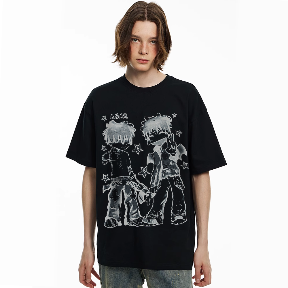 Line Boy Print T-Shirt