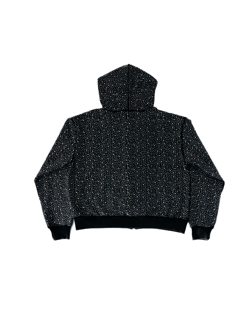LoopStone Luxury® Hell-Level Handmade Diamond Zipper Hoodie