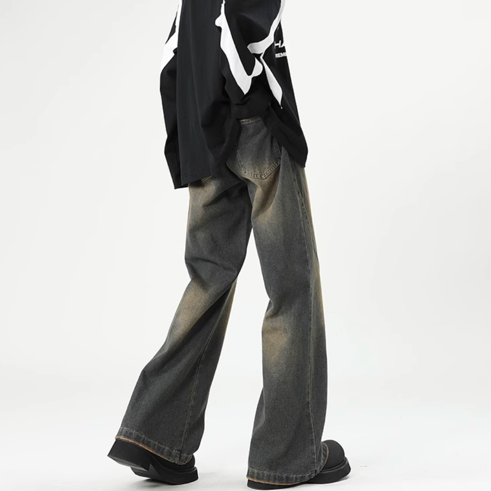 Vintage Micro-Boom Washed Jeans