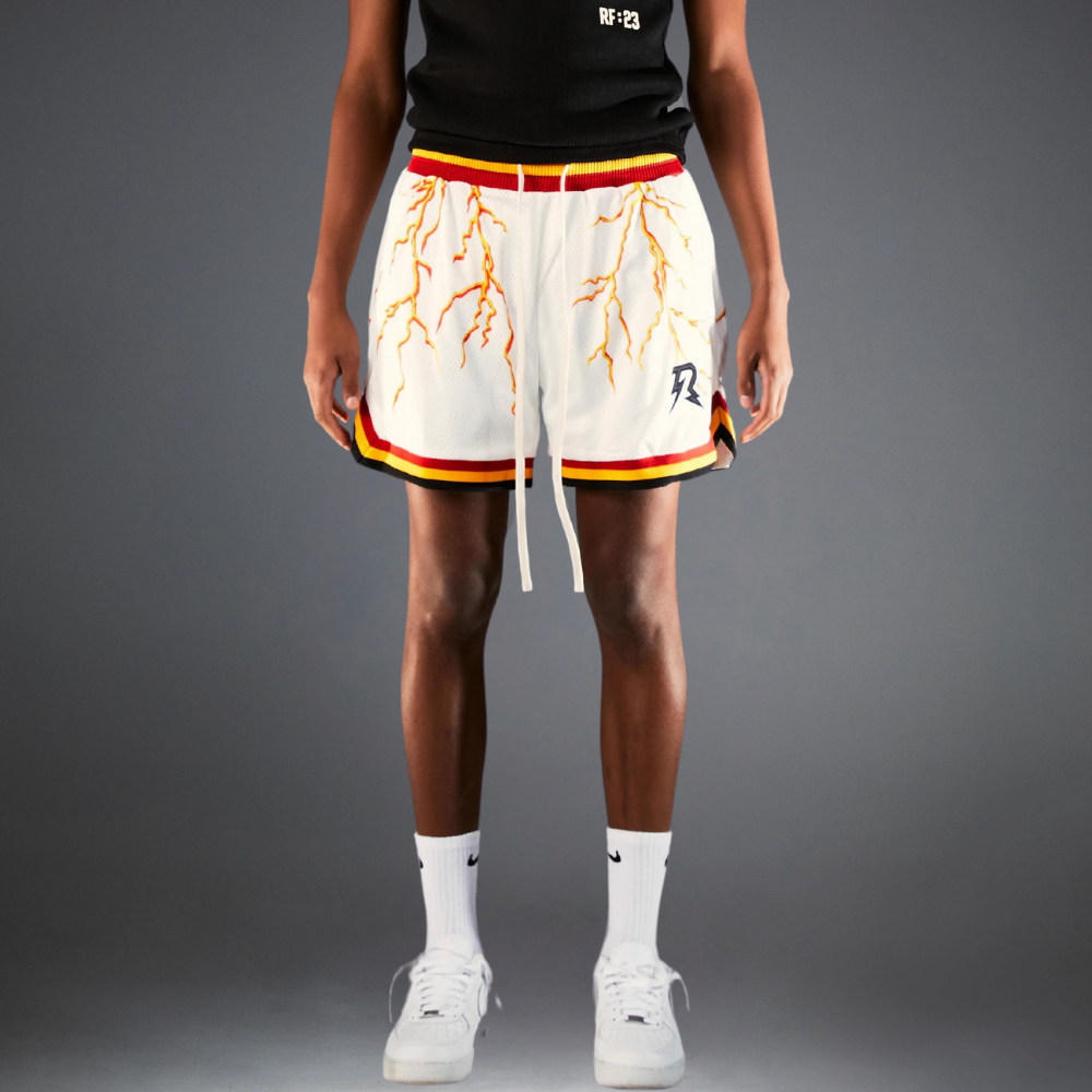 High Street Printed Mesh Shorts