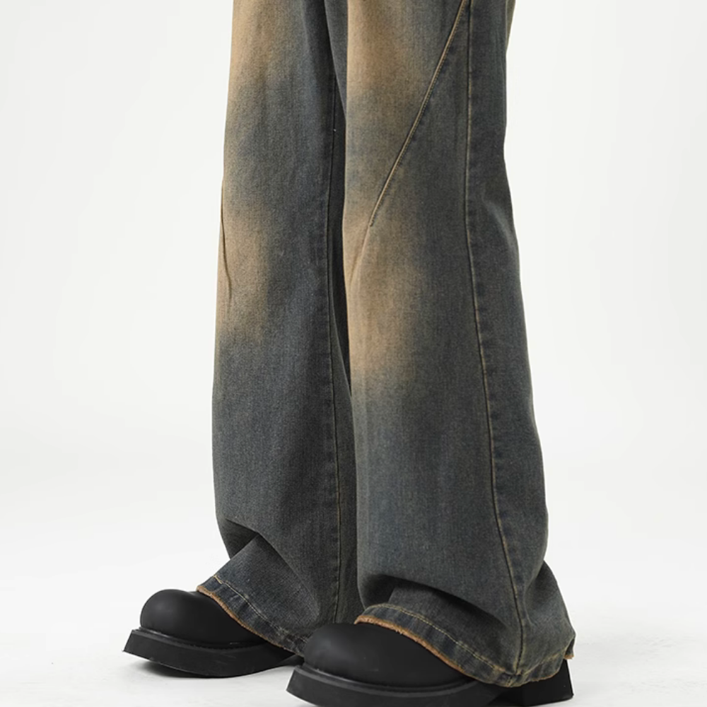 Vintage Micro-Boom Washed Jeans