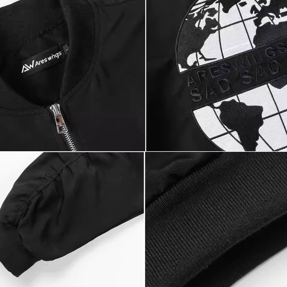 Planet Embroidered Retro Jacket
