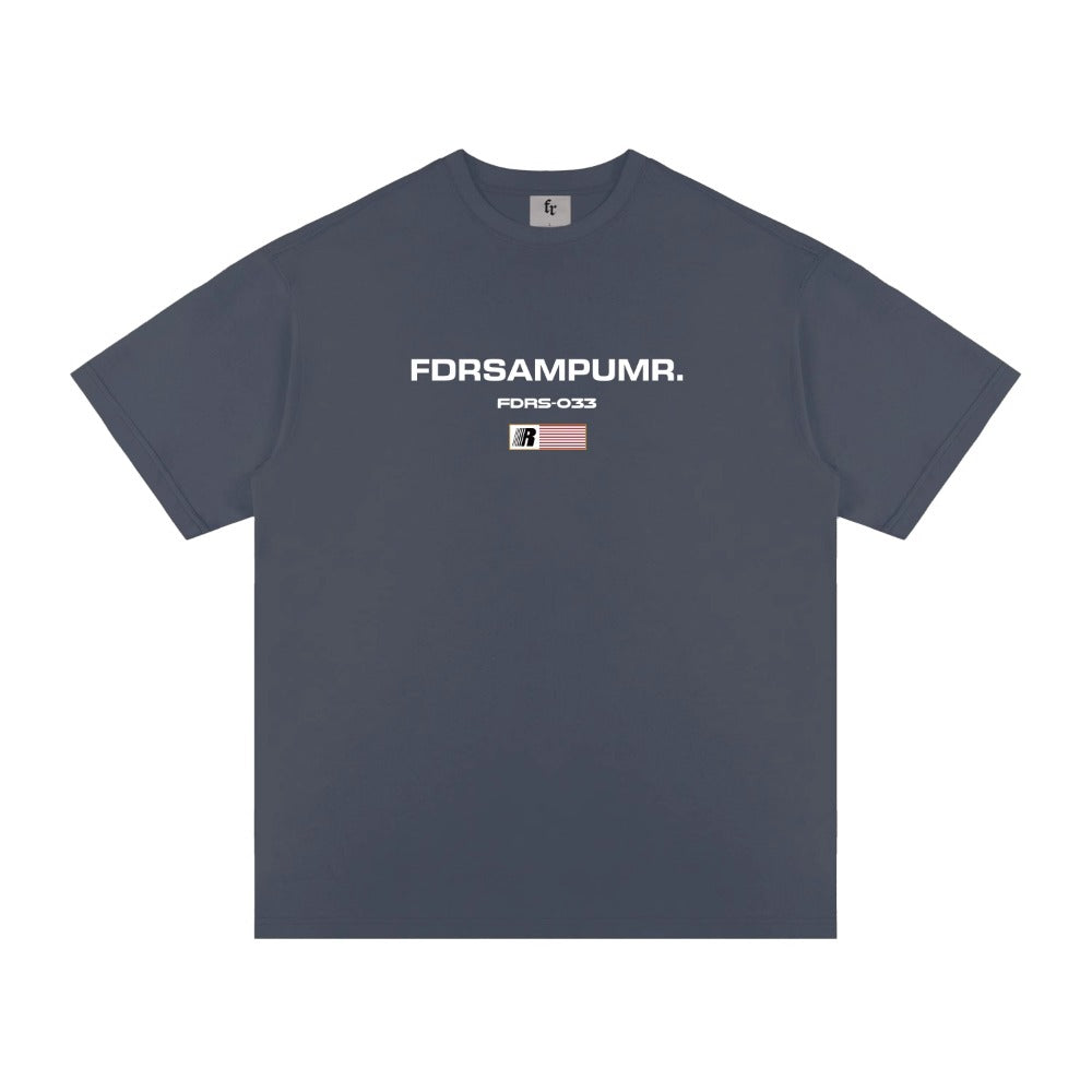 Street Philanthropist Foam Print Short Sleeve T-Shirt Men's and Women's Summer High Street Loose Top T-Shirt