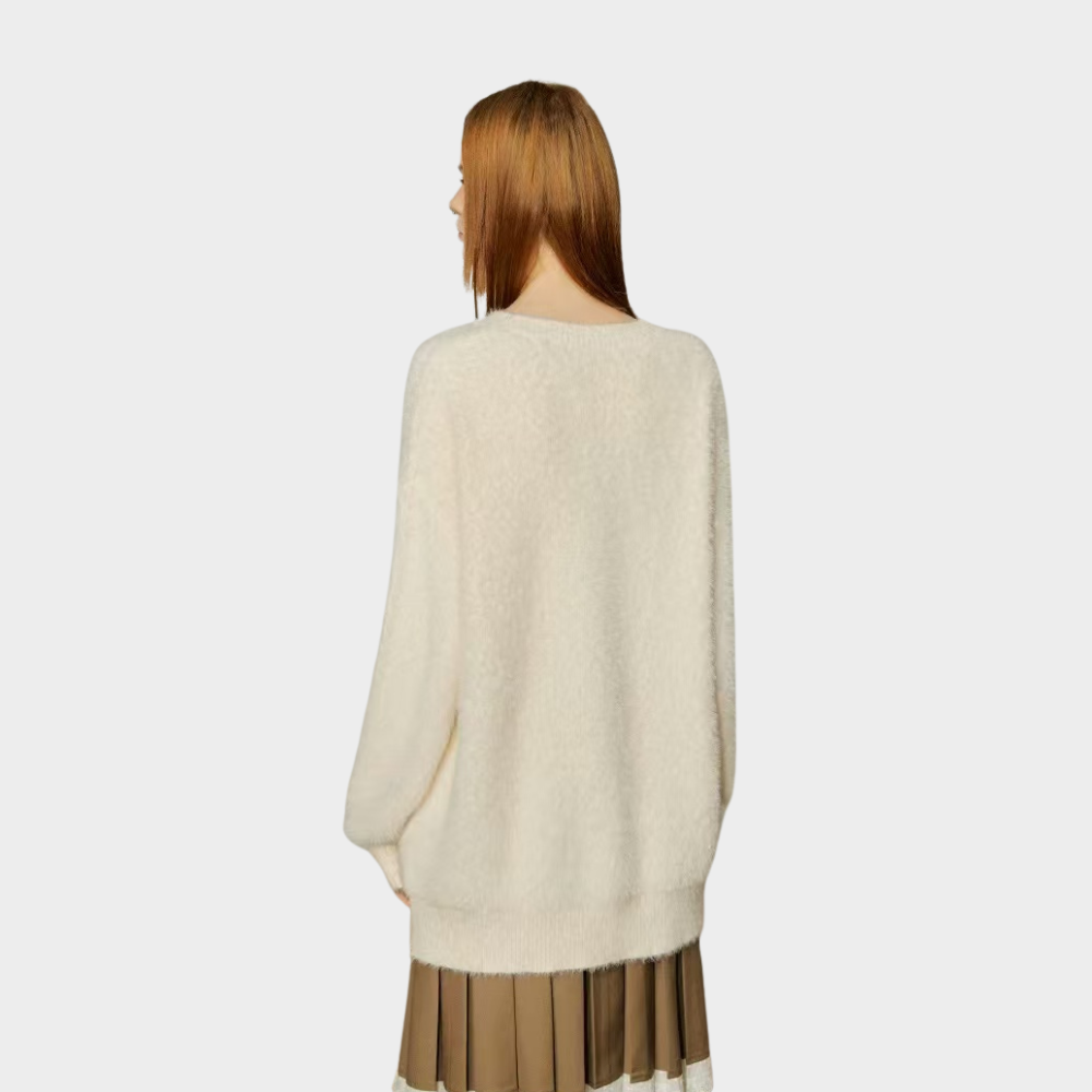 OOC' Retro Cute Cartoon Bear Sweater