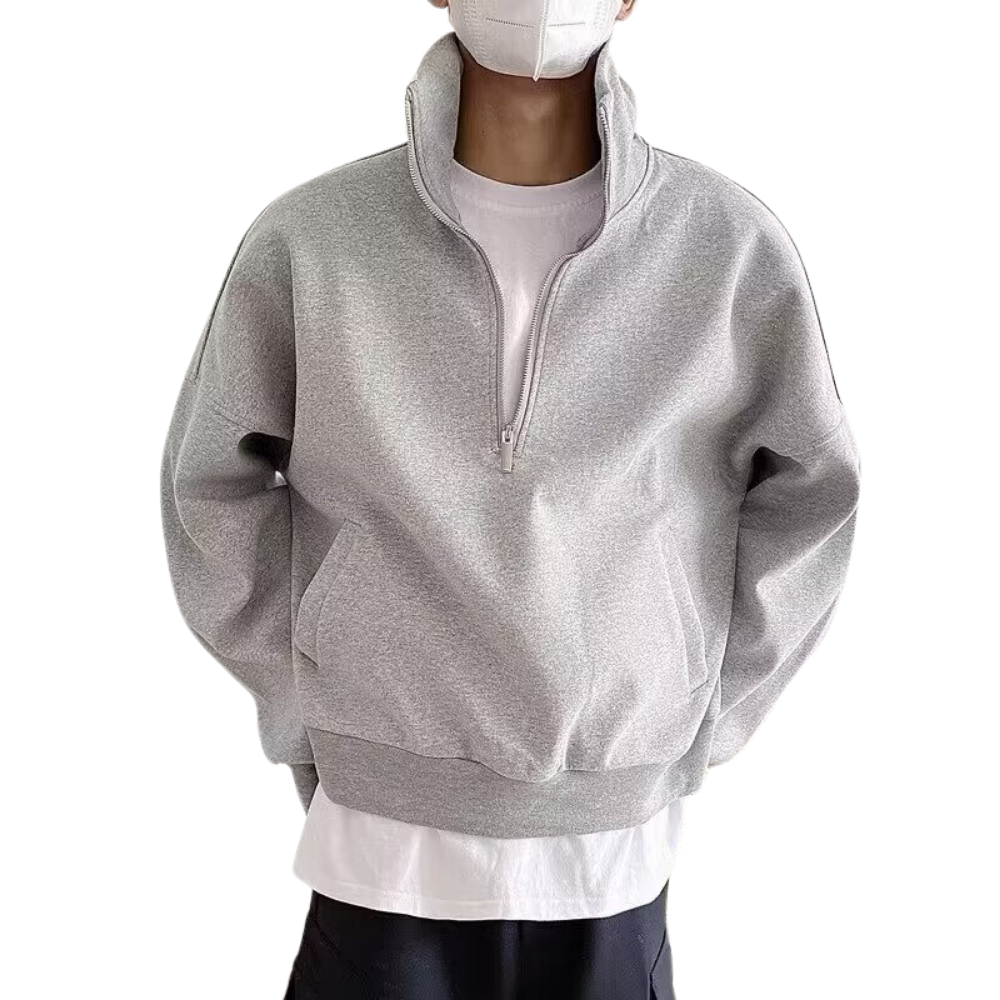 Gray Versatile Sweatshirt