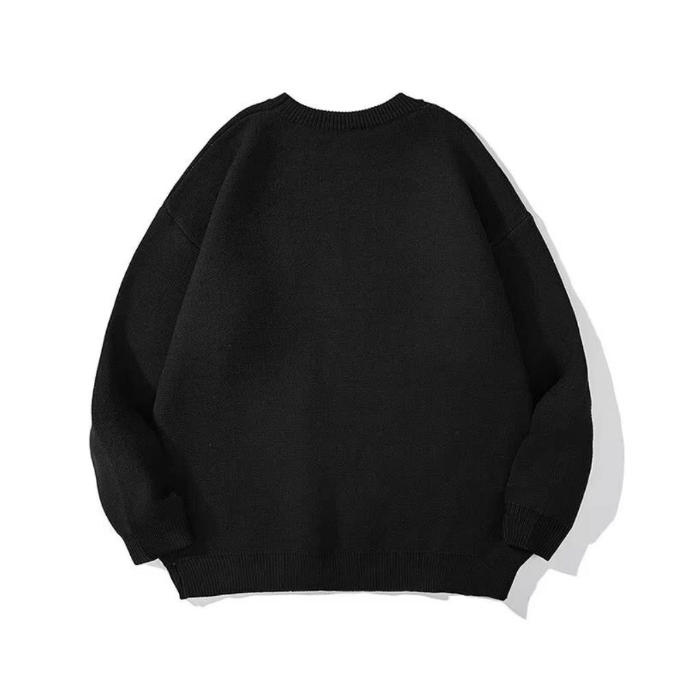 OOC' Cute Cartoon Sheep Pattern Knitted Sweater