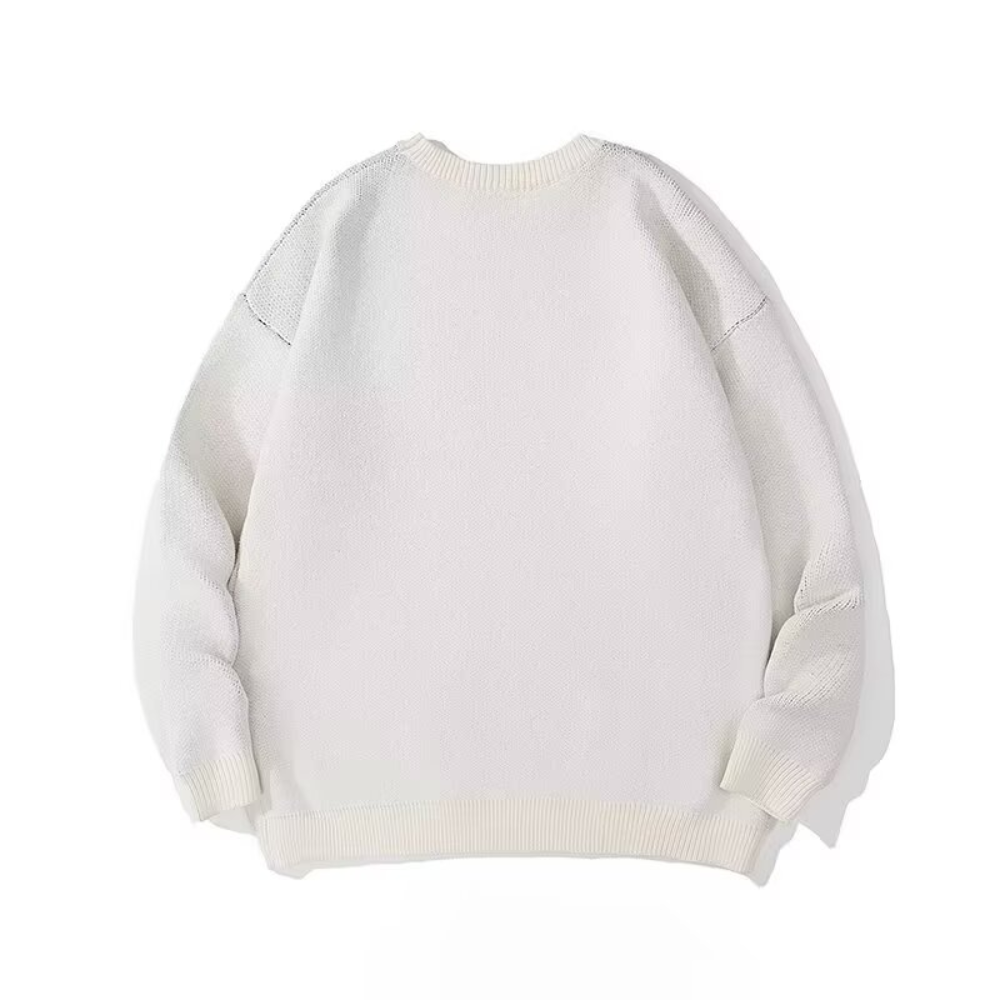 OOC' Cute Cartoon Sheep Pattern Knitted Sweater