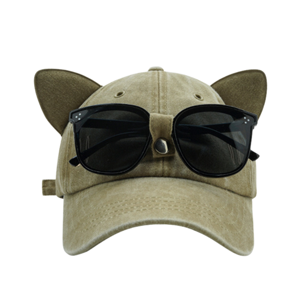 Cat Ears Glasses Hat
