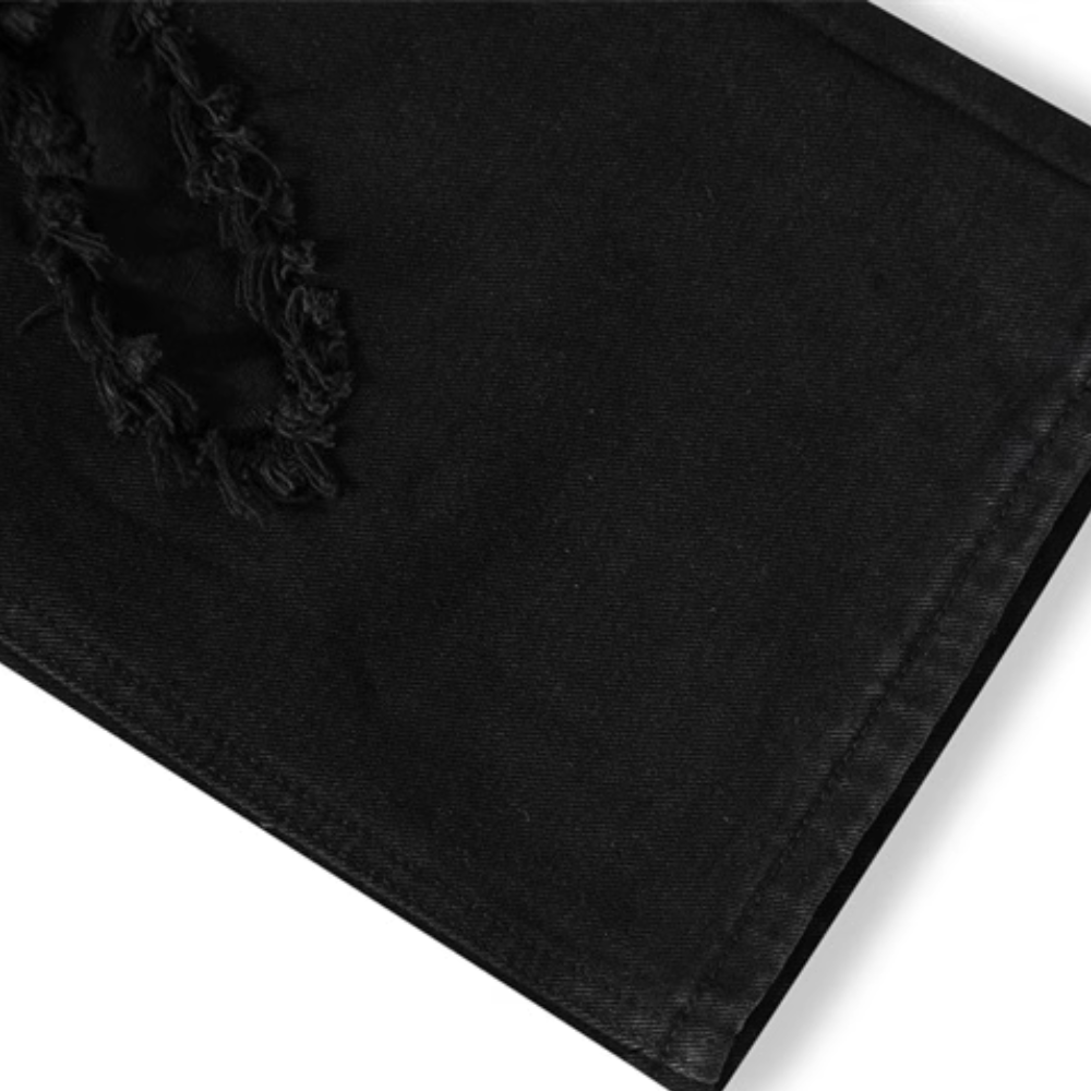 American Vintage Solid Ripped Jeans