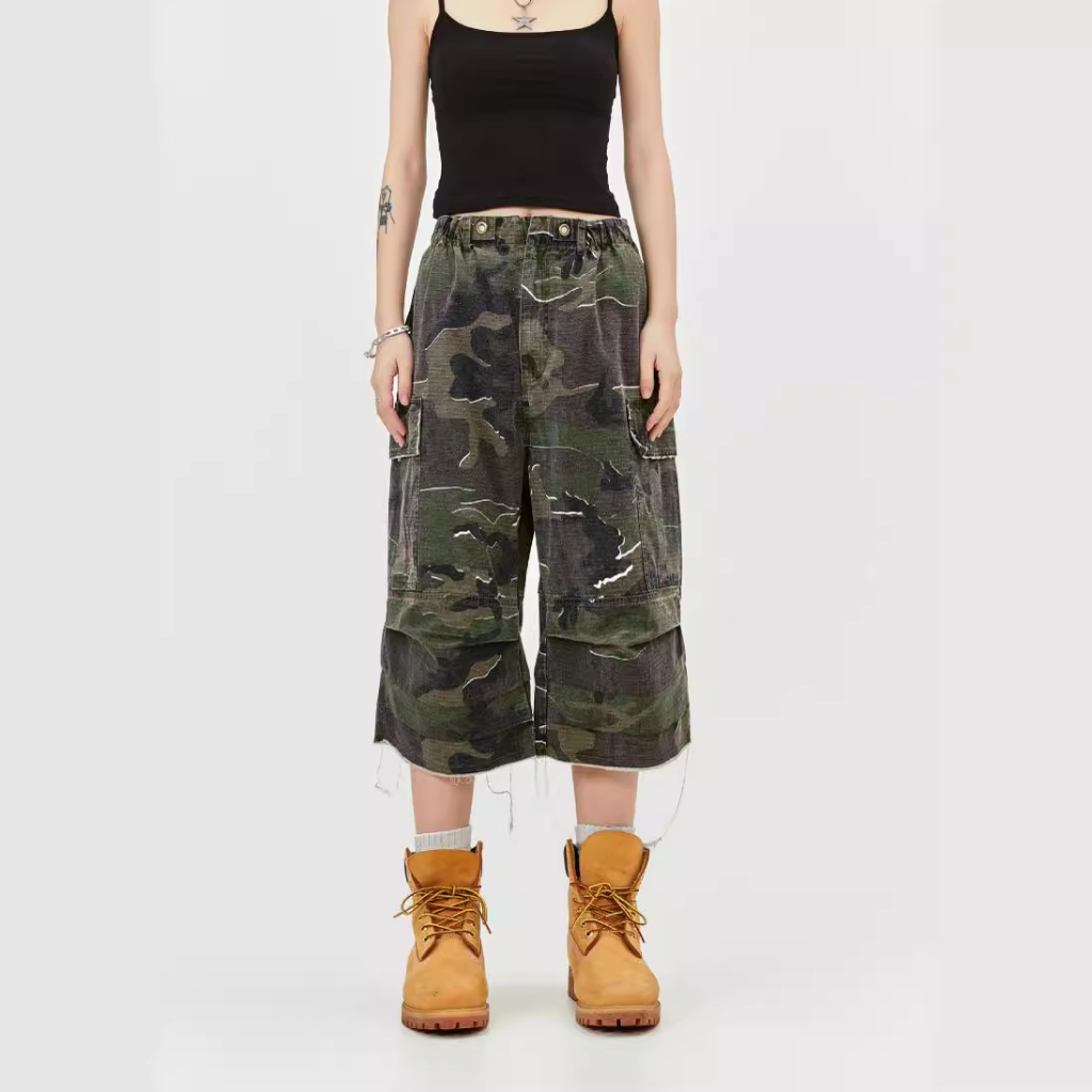 American High Street Camo Shorts